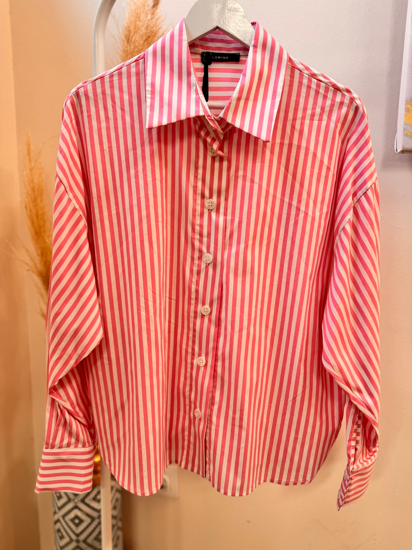 Pink Stipe Shirt