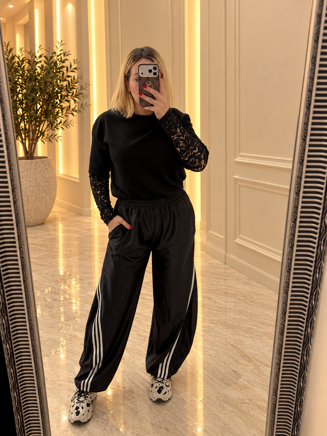 Satin Glow Balloon Παντελόνι ✨