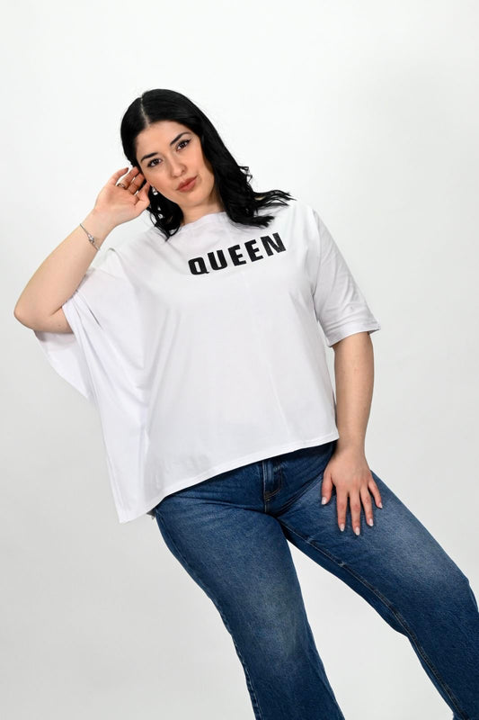 Queen T-shirt White 🇬🇷