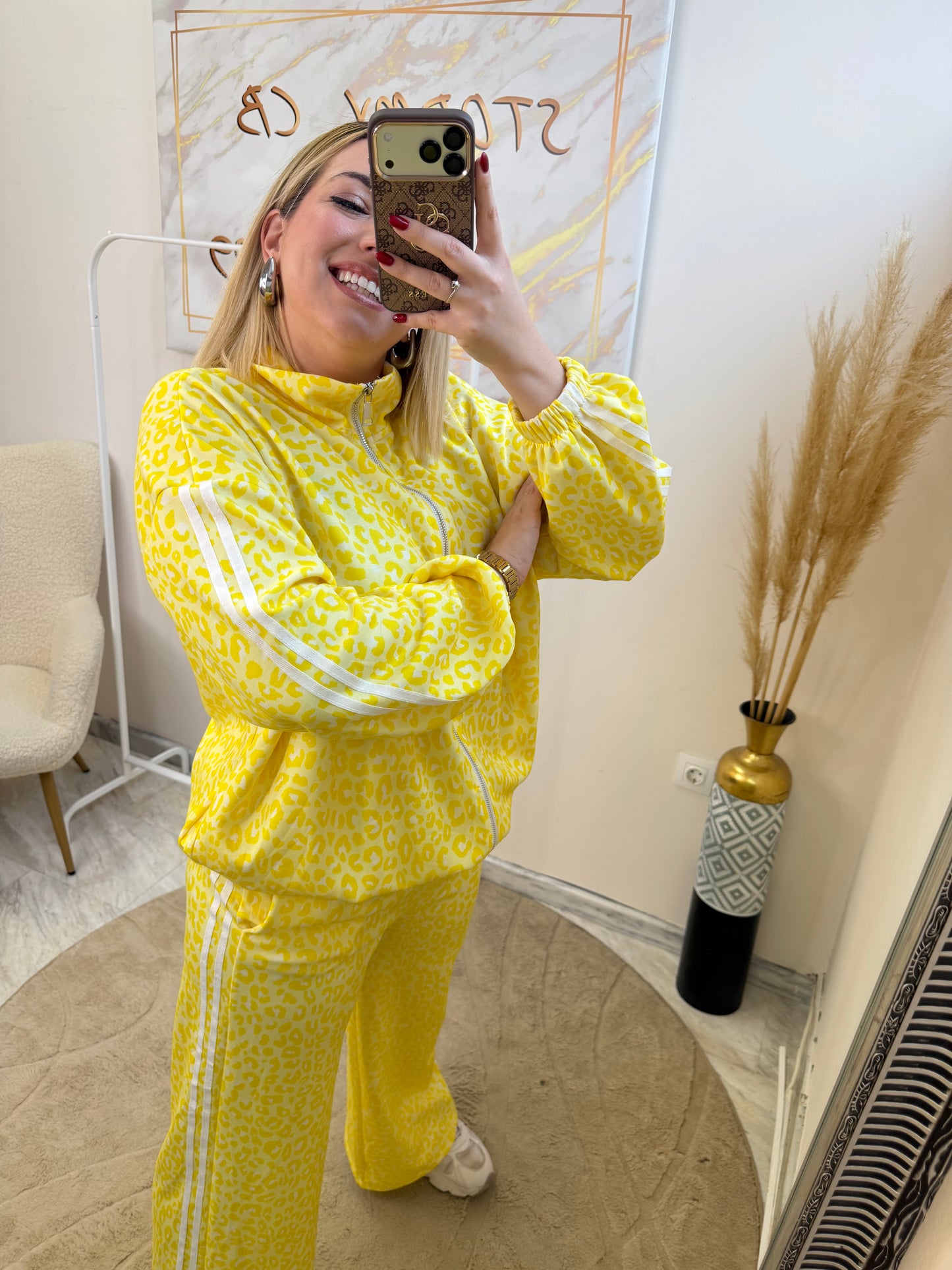 Leopard Striped Set Spring