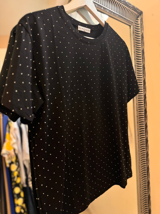 Strass Black T-shirt