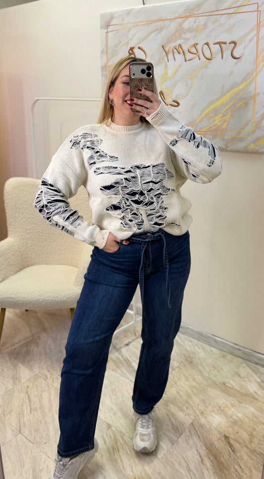 Ermioni Mom Fit Jean