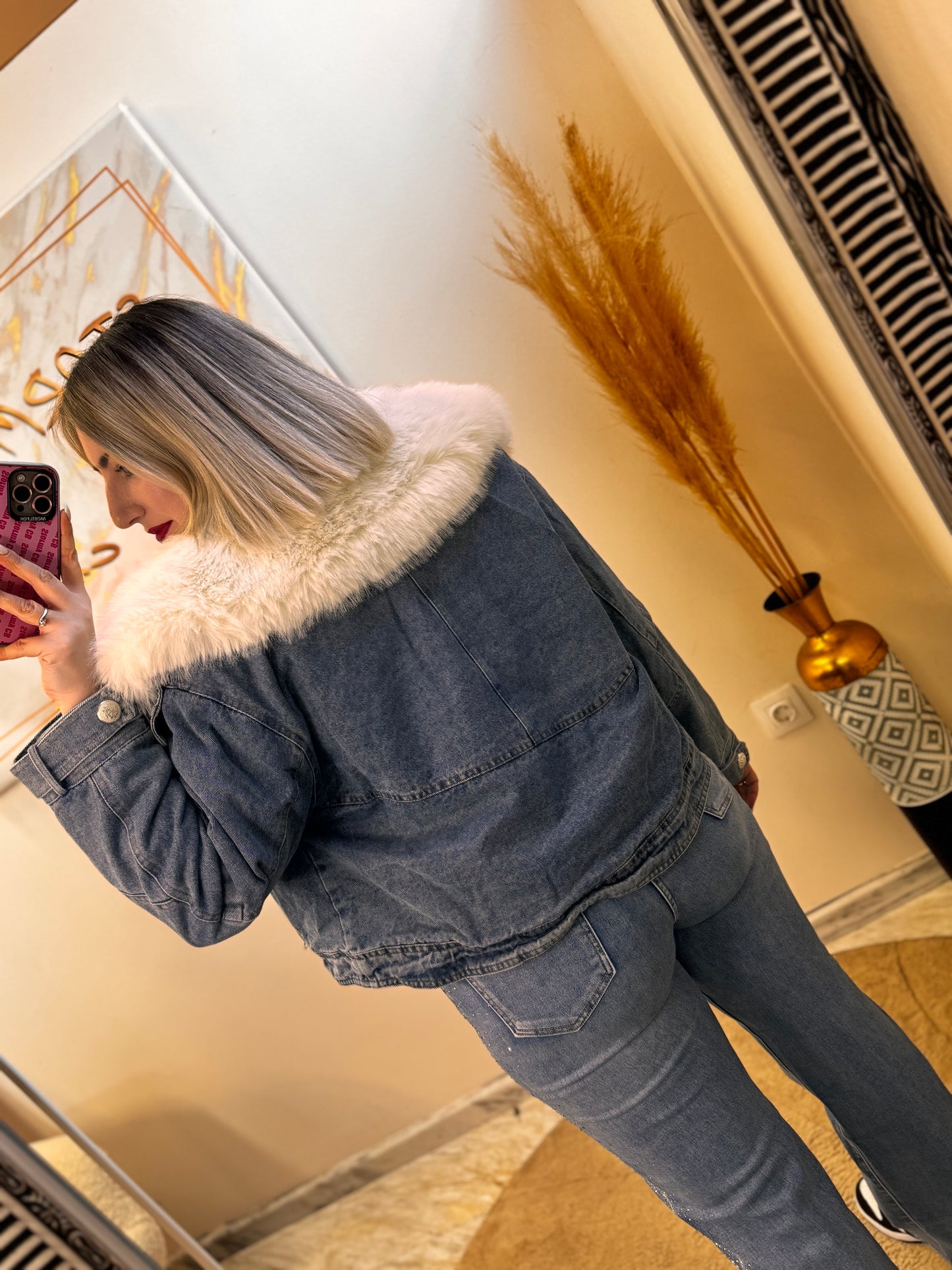 Fur Jean Jacket