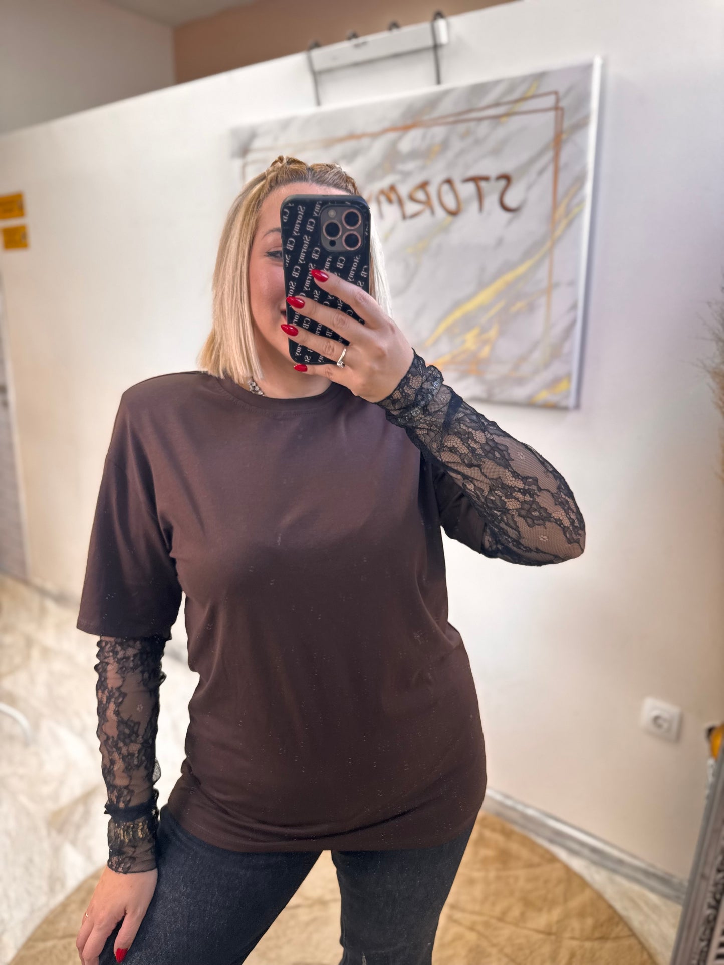 Veronica Shirt Chocolate