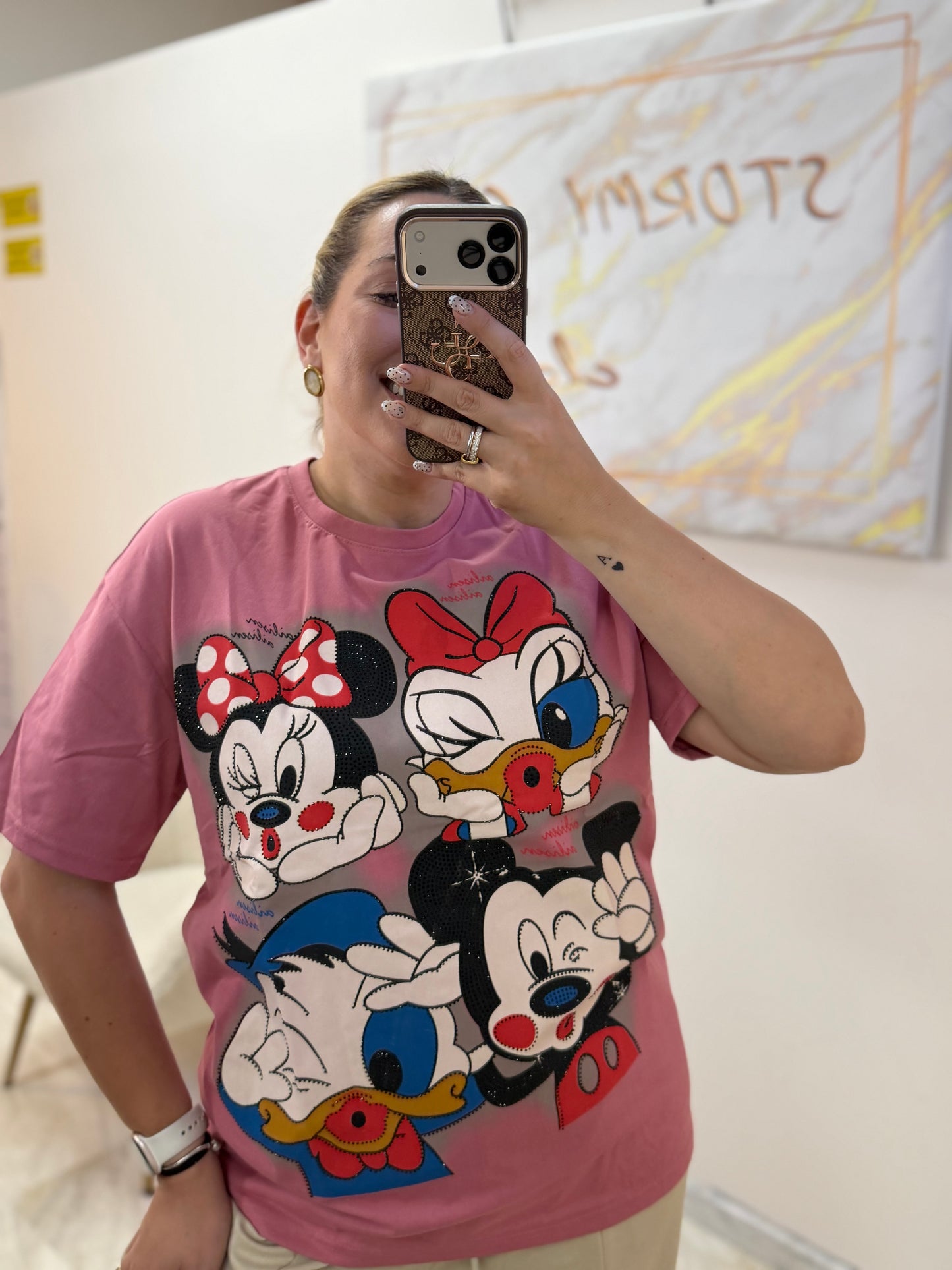Multi Cartoon T-shirt