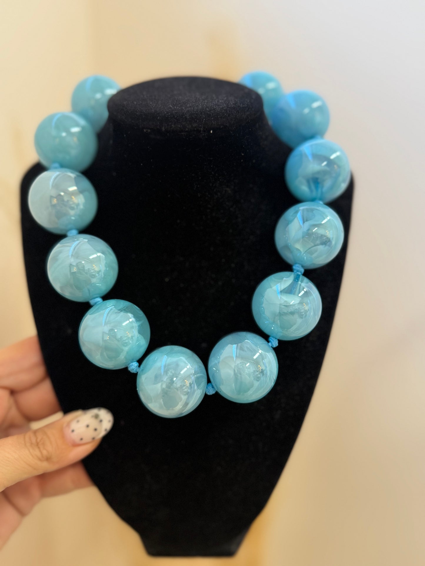 Balls Necklace Turquoise