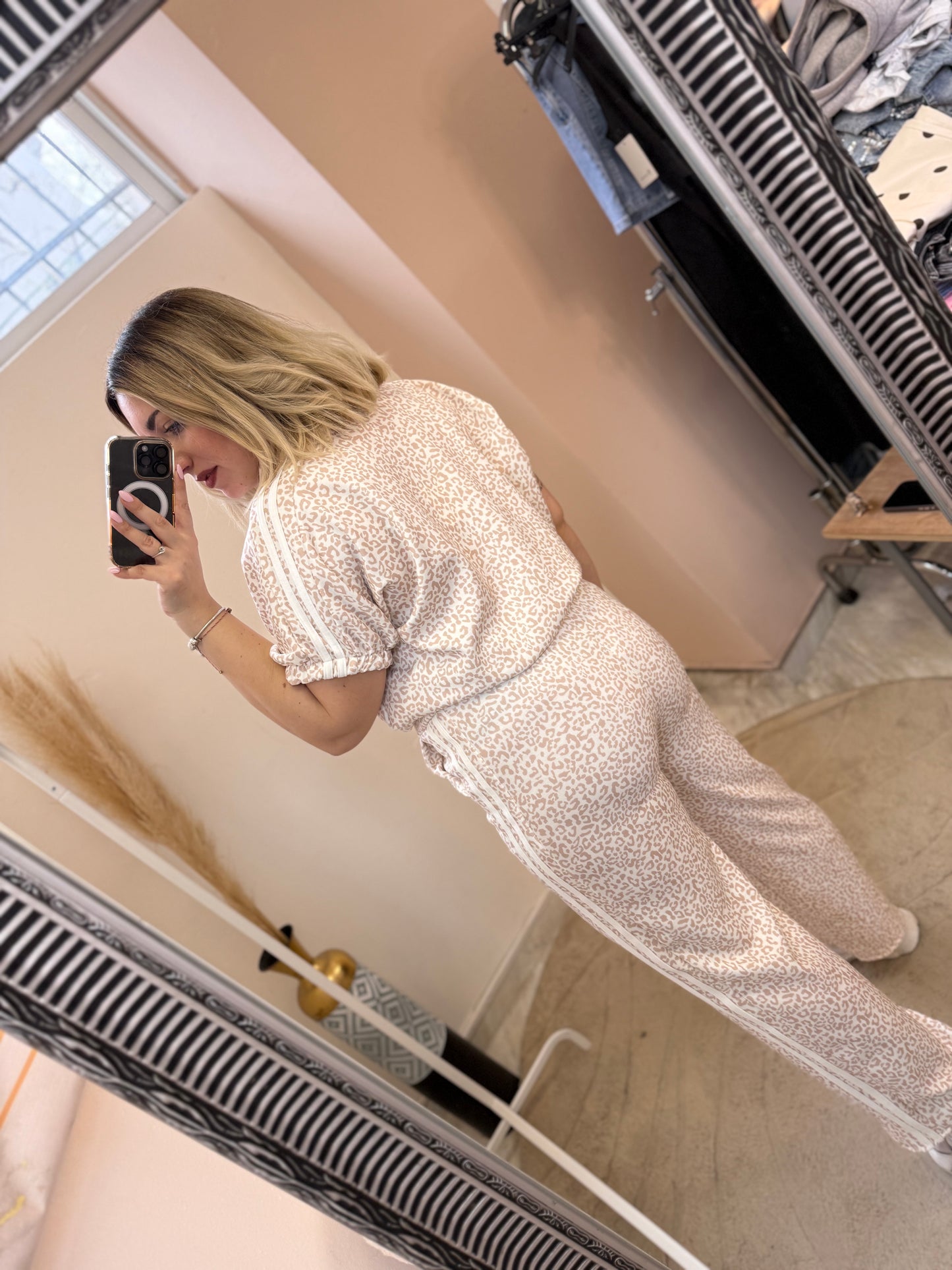 Leopard Striped Set