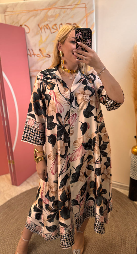 Olivia Semizie Dress Black