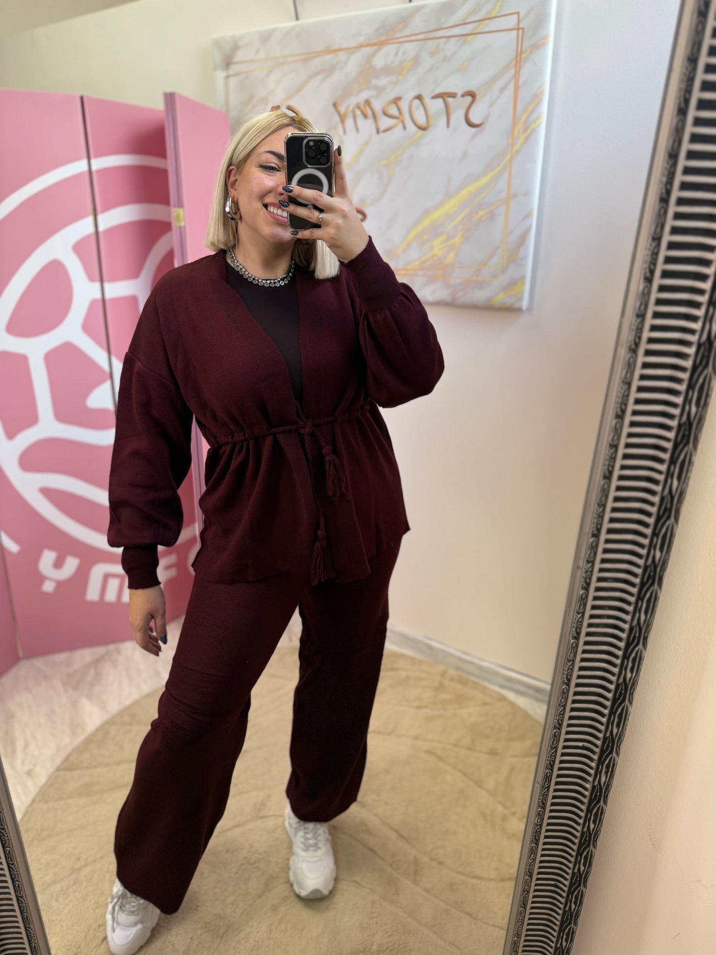 Emelia Set Bordeaux