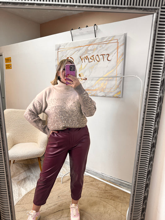 Δερματίνη 3/4 Μπορντό