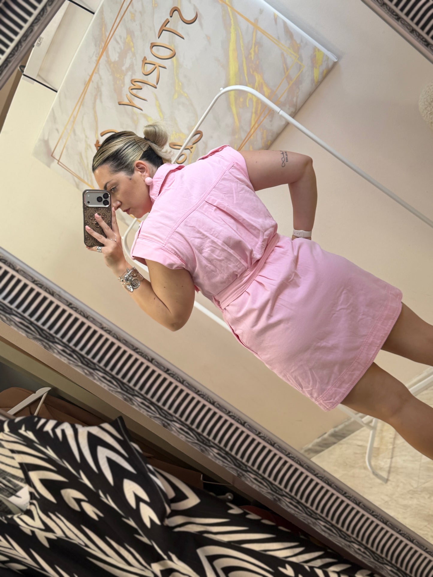 Menia Jean Dress Pink