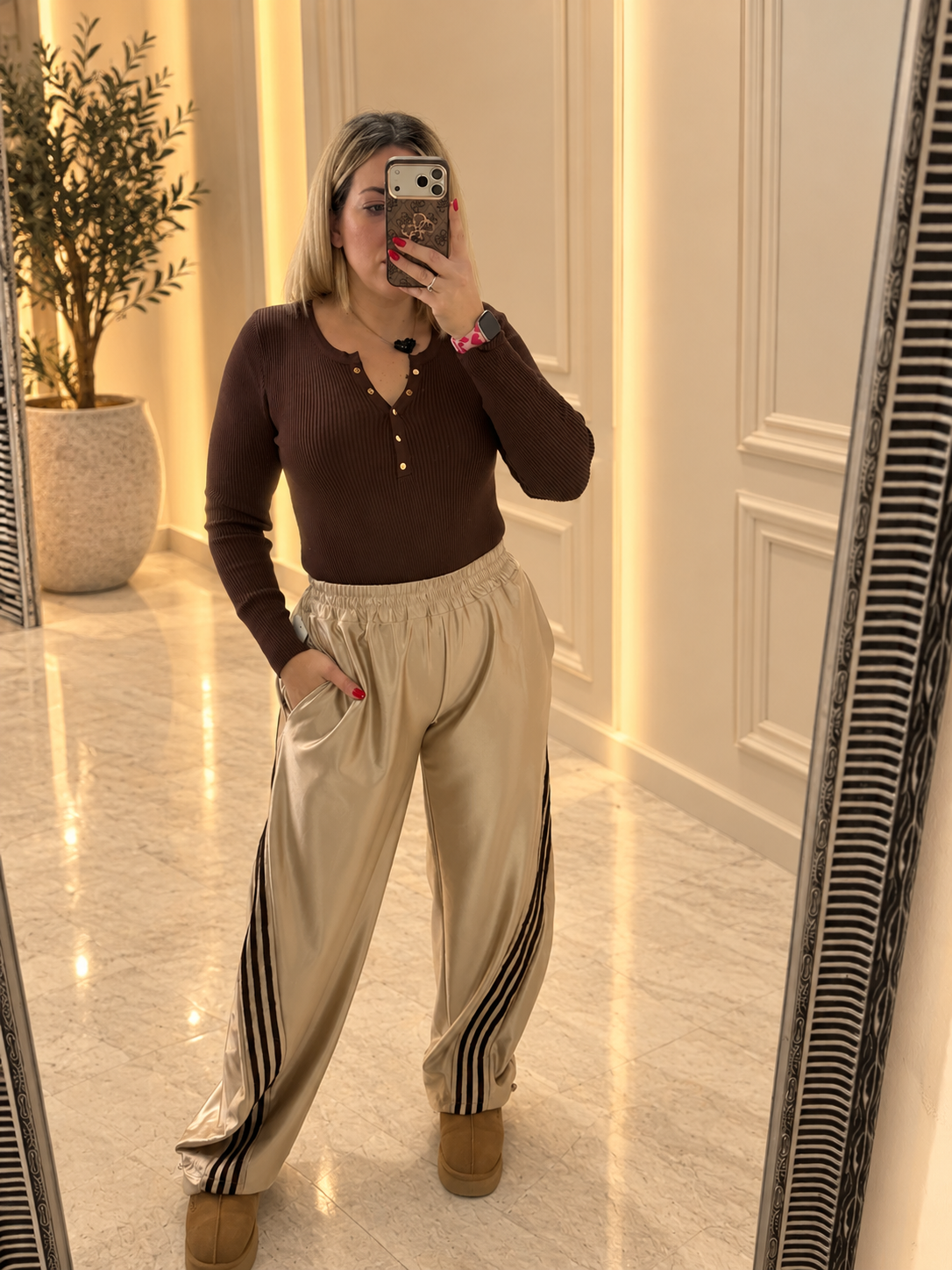 Satin Glow Balloon Παντελόνι ✨