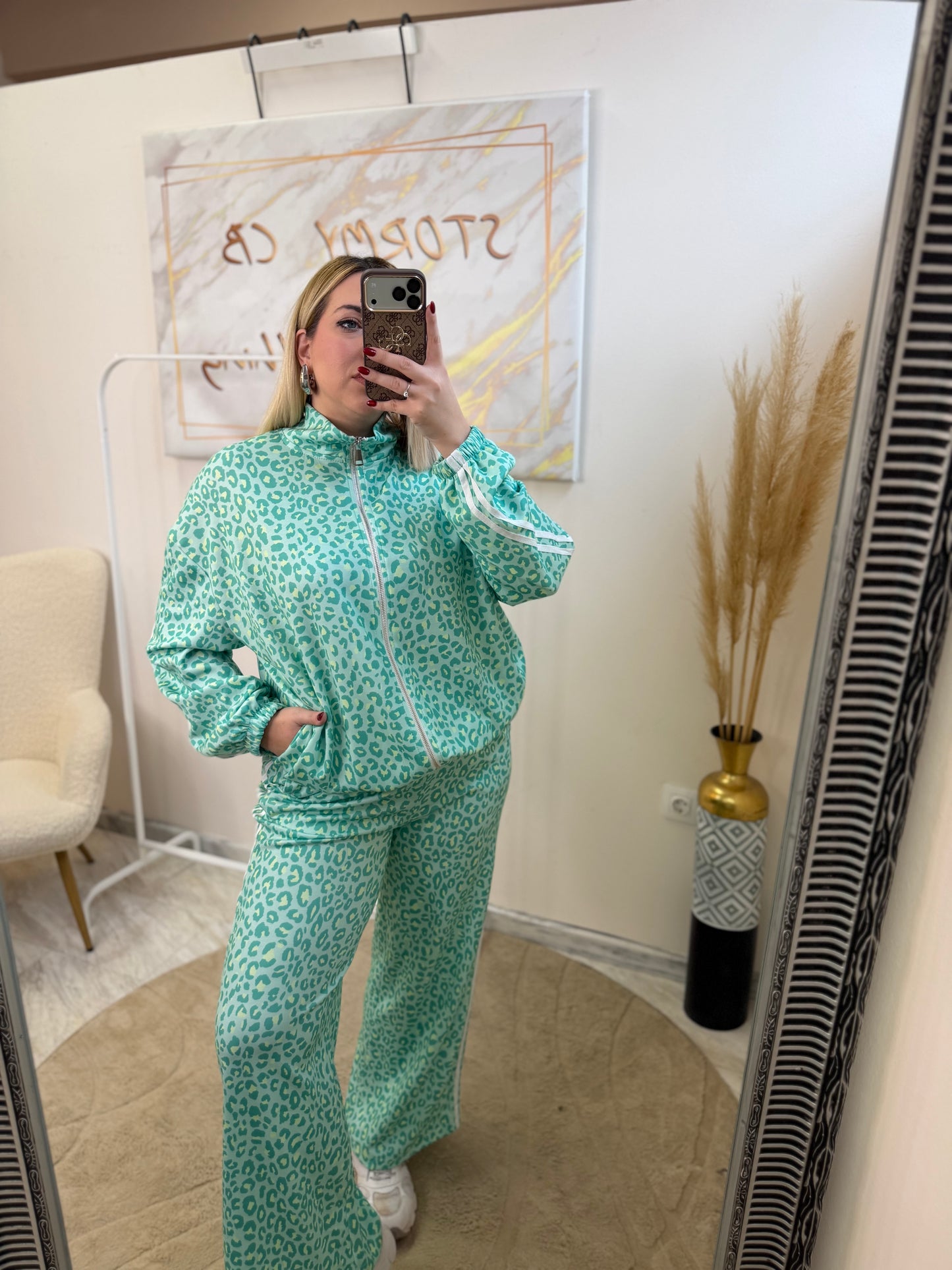 Leopard Striped Set Spring