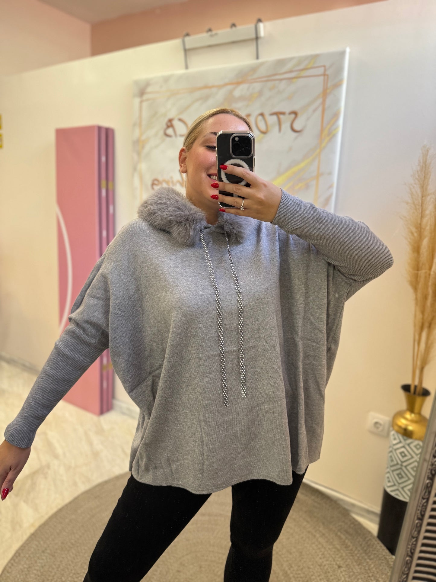 Elena Knit Grey