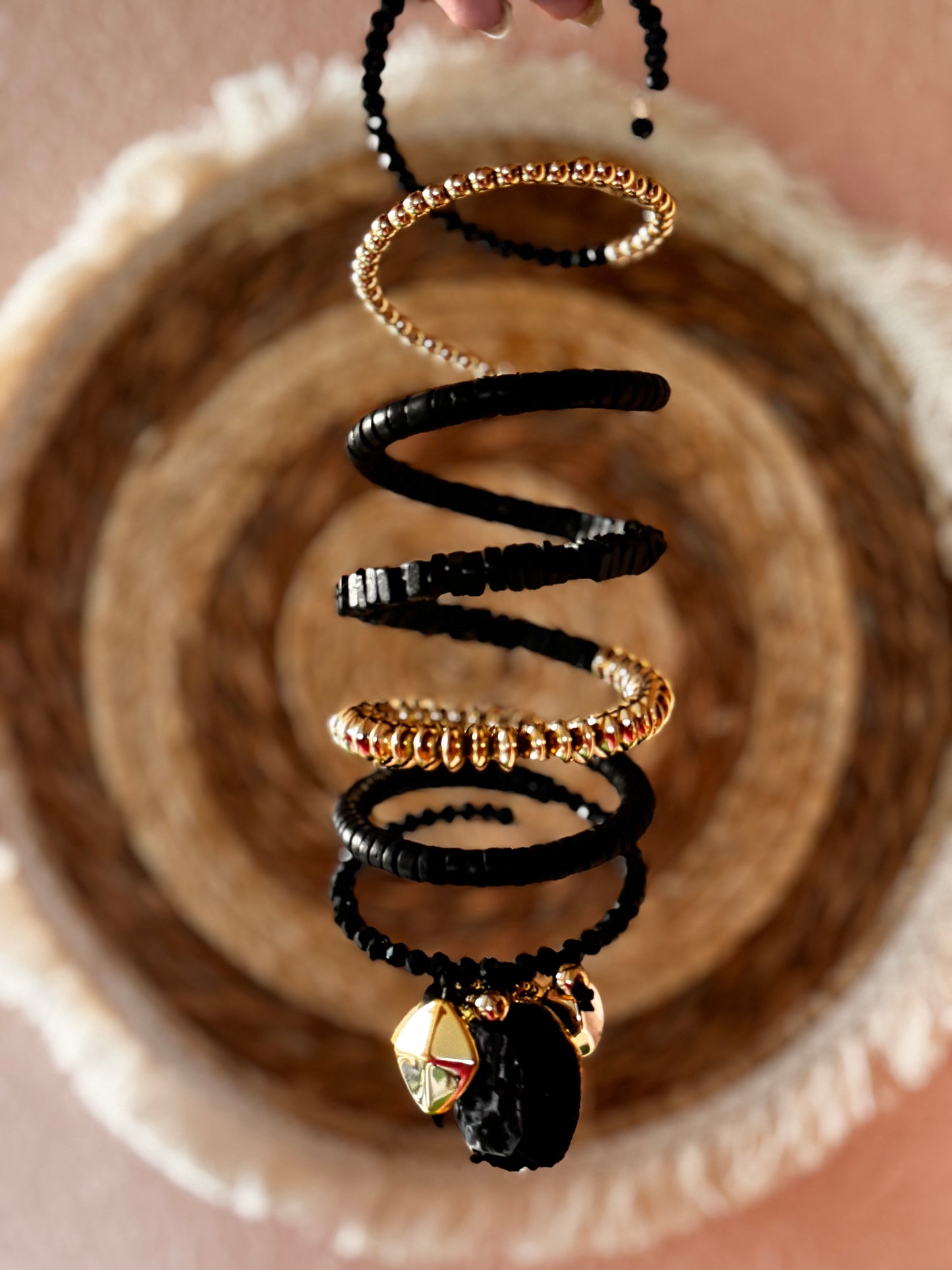 Heart Black Bracelet