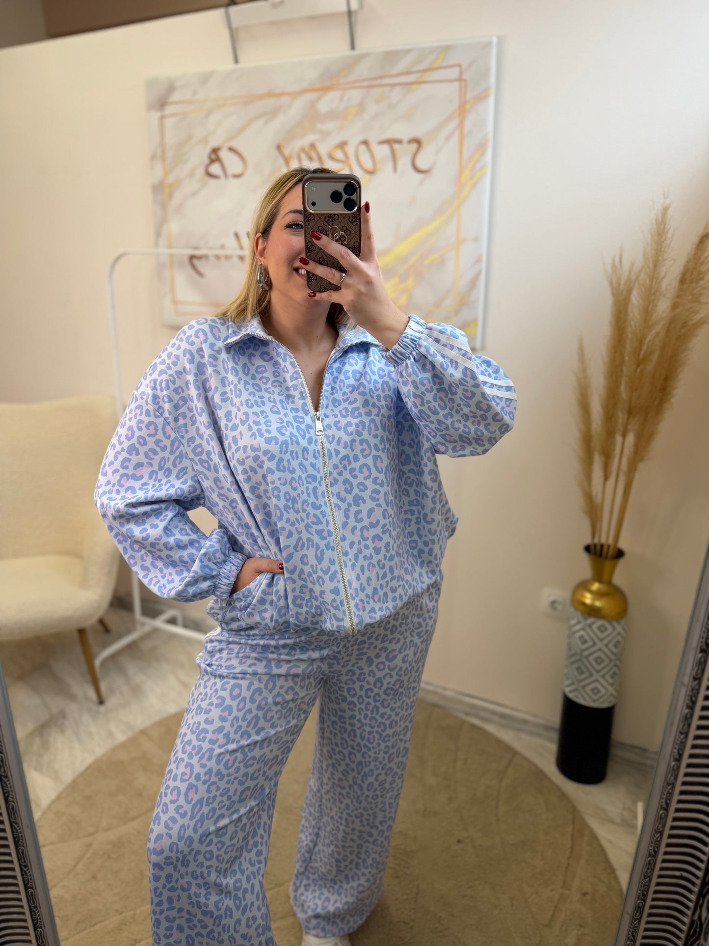 Leopard Striped Set Spring