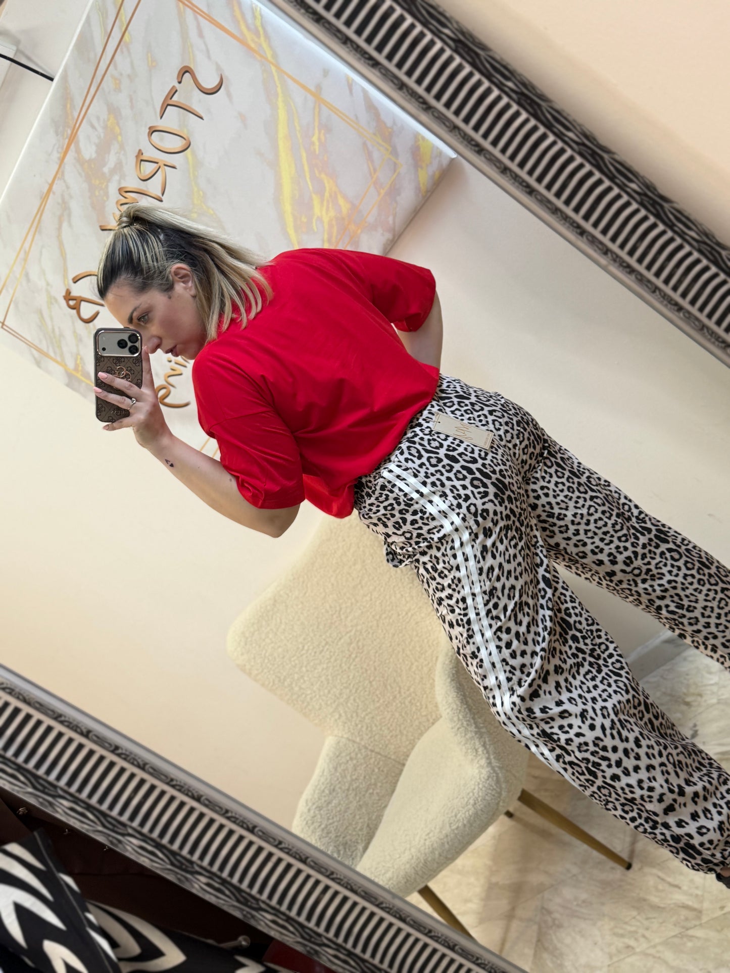 Leopard Athletic Pant