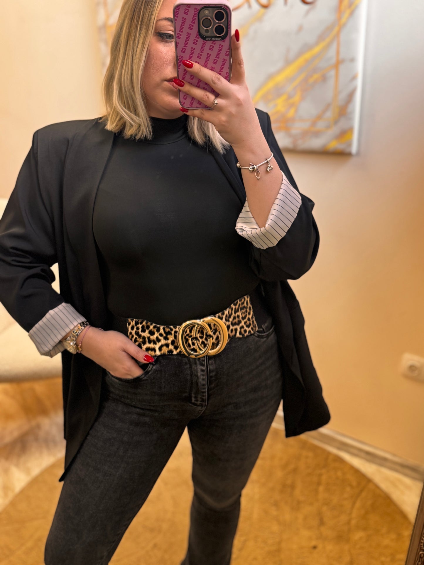 Ζώνη Λεοπάρ Λάστιχο