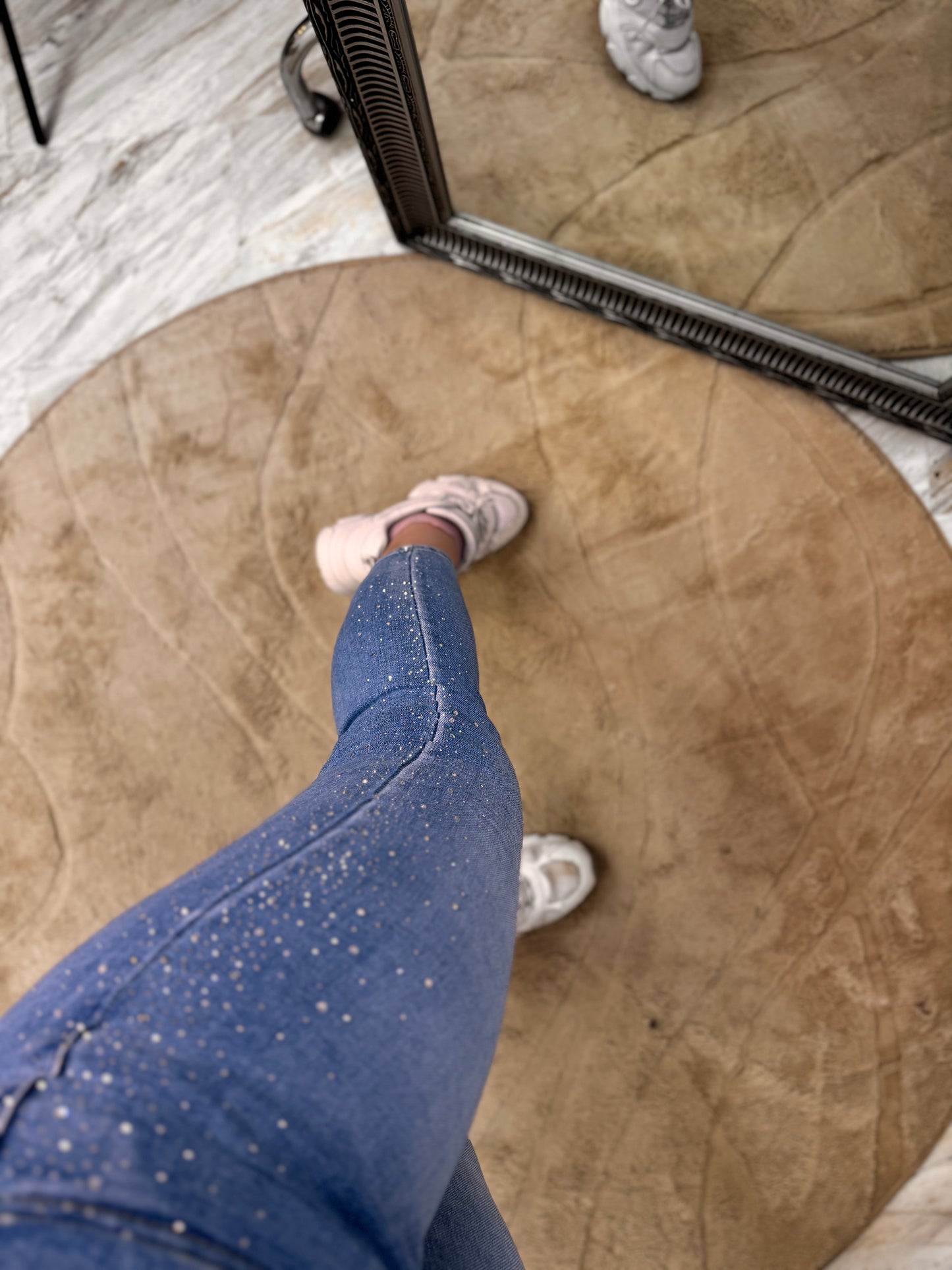 Eleanora Blue -5KG Strass Jean