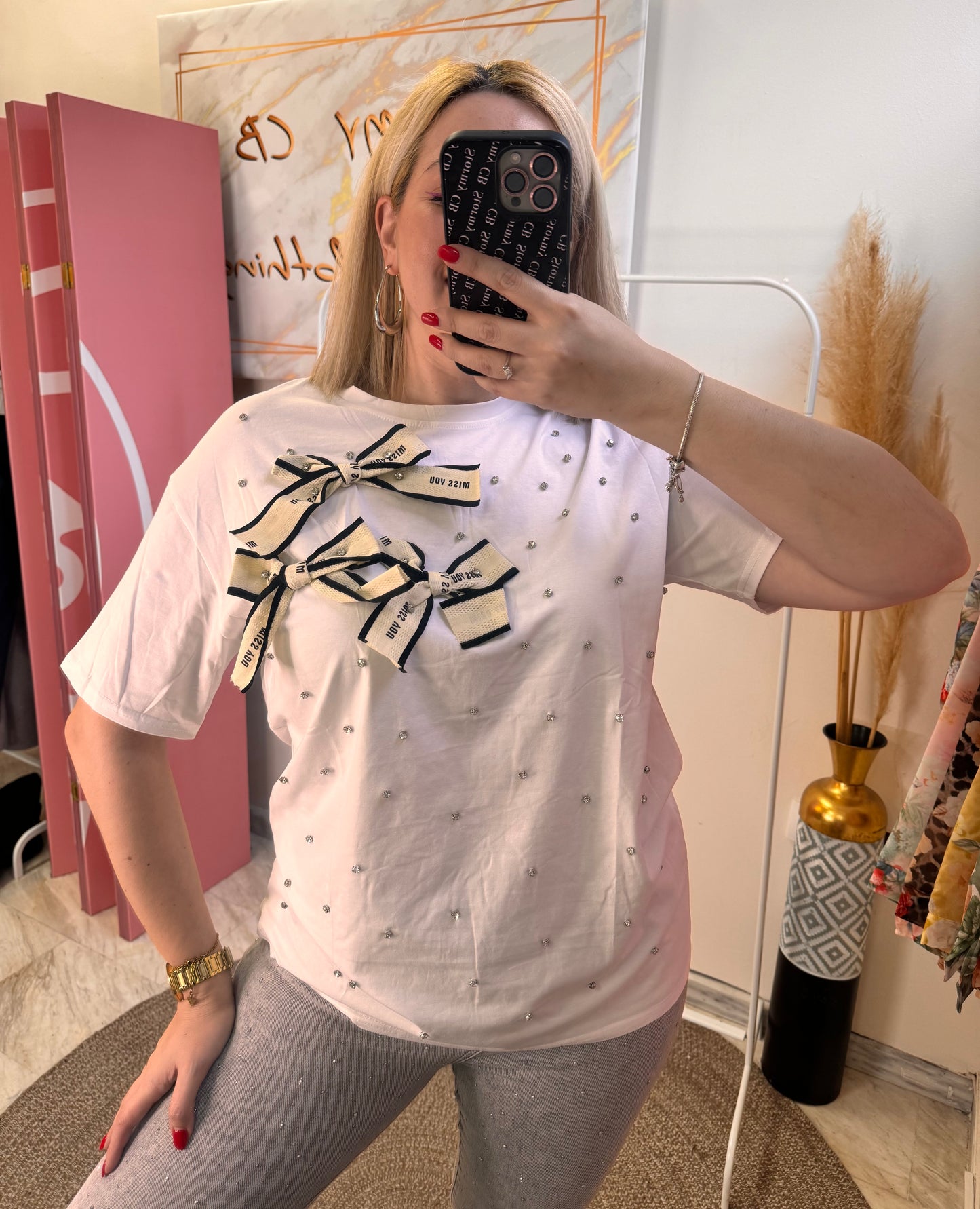 Bow & Strass T-shirt