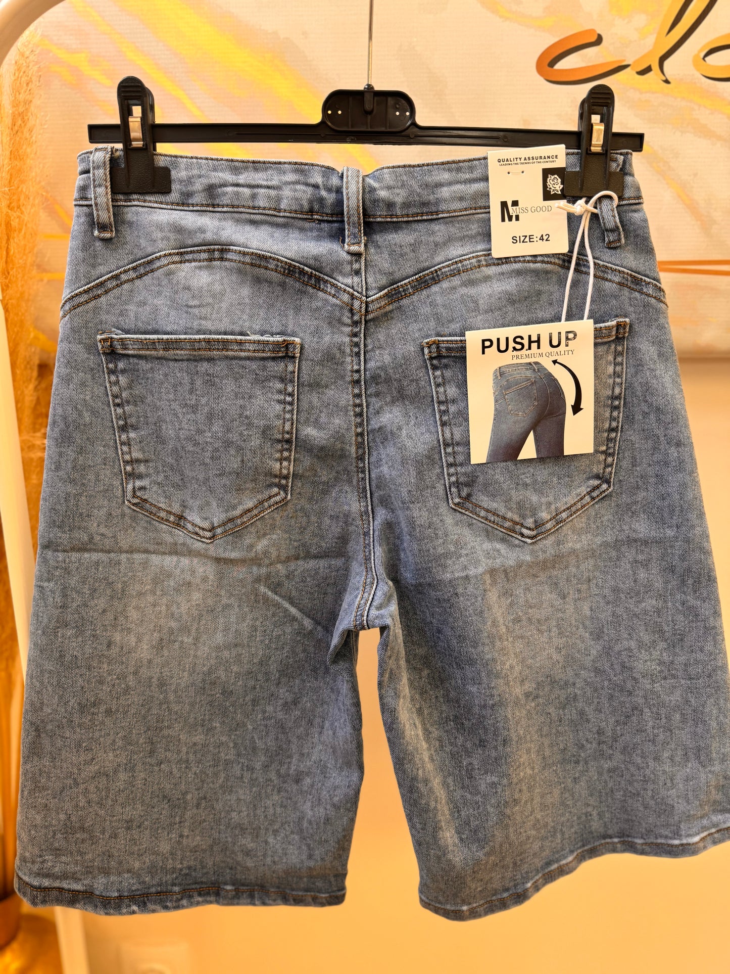 Leopard Blue Jean Vermouda