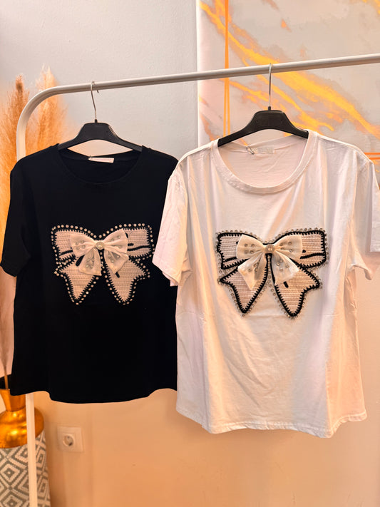 Double Bow T-SHIRT