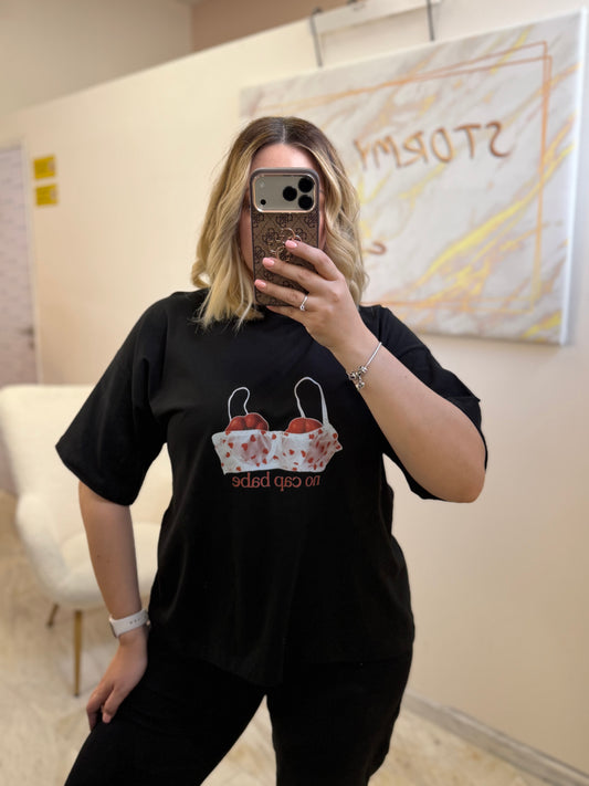 No cap babe T-shirt