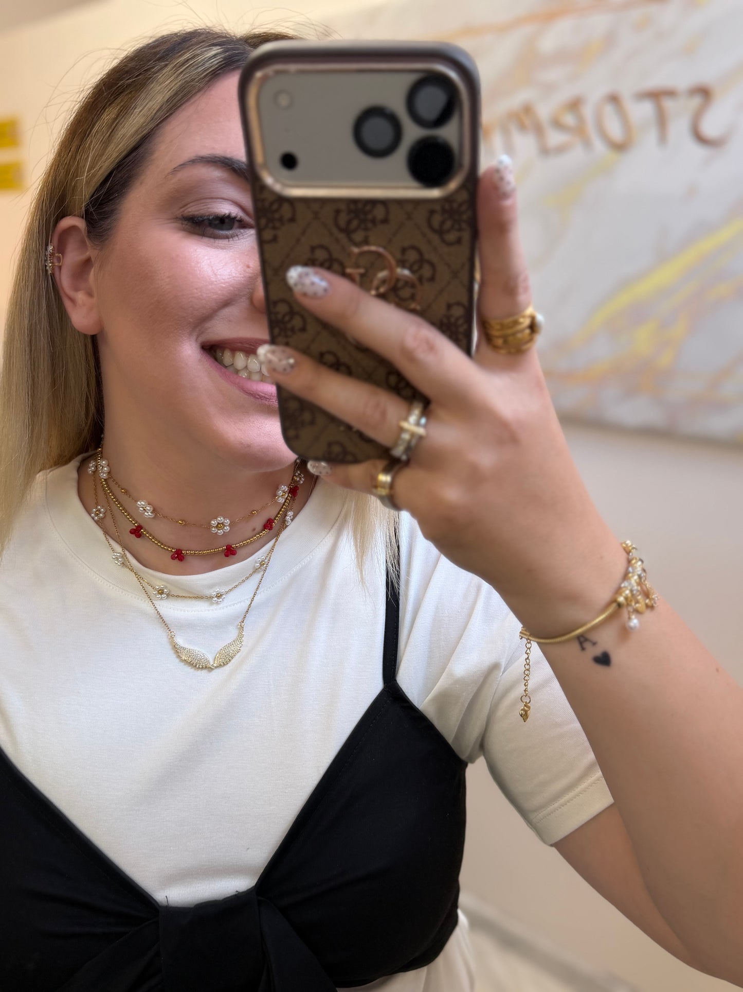Small margarita necklace