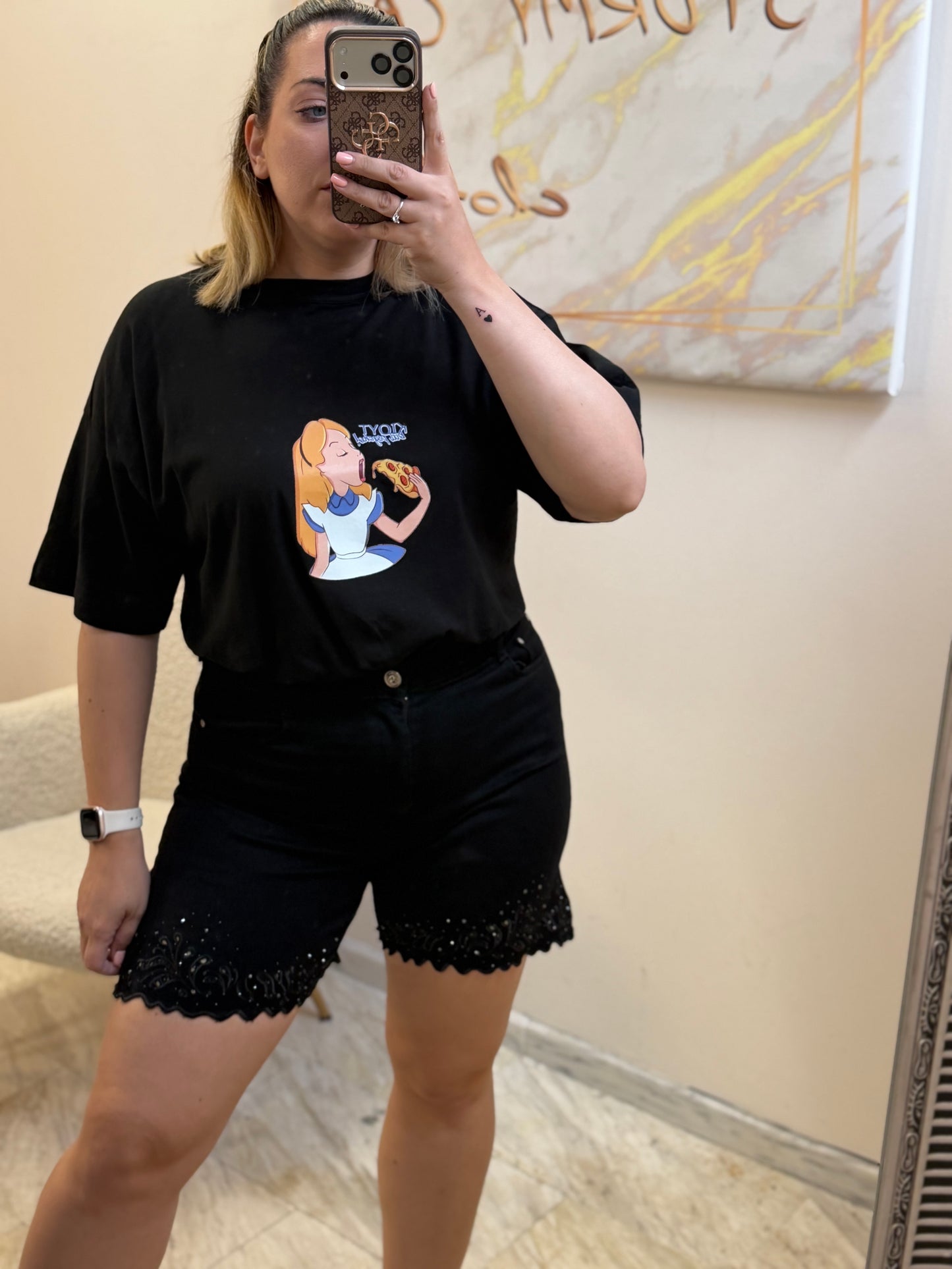Adele Black Shorts