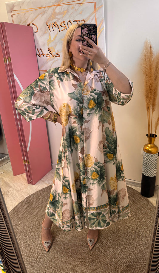 Olivia Semizie Green Dress