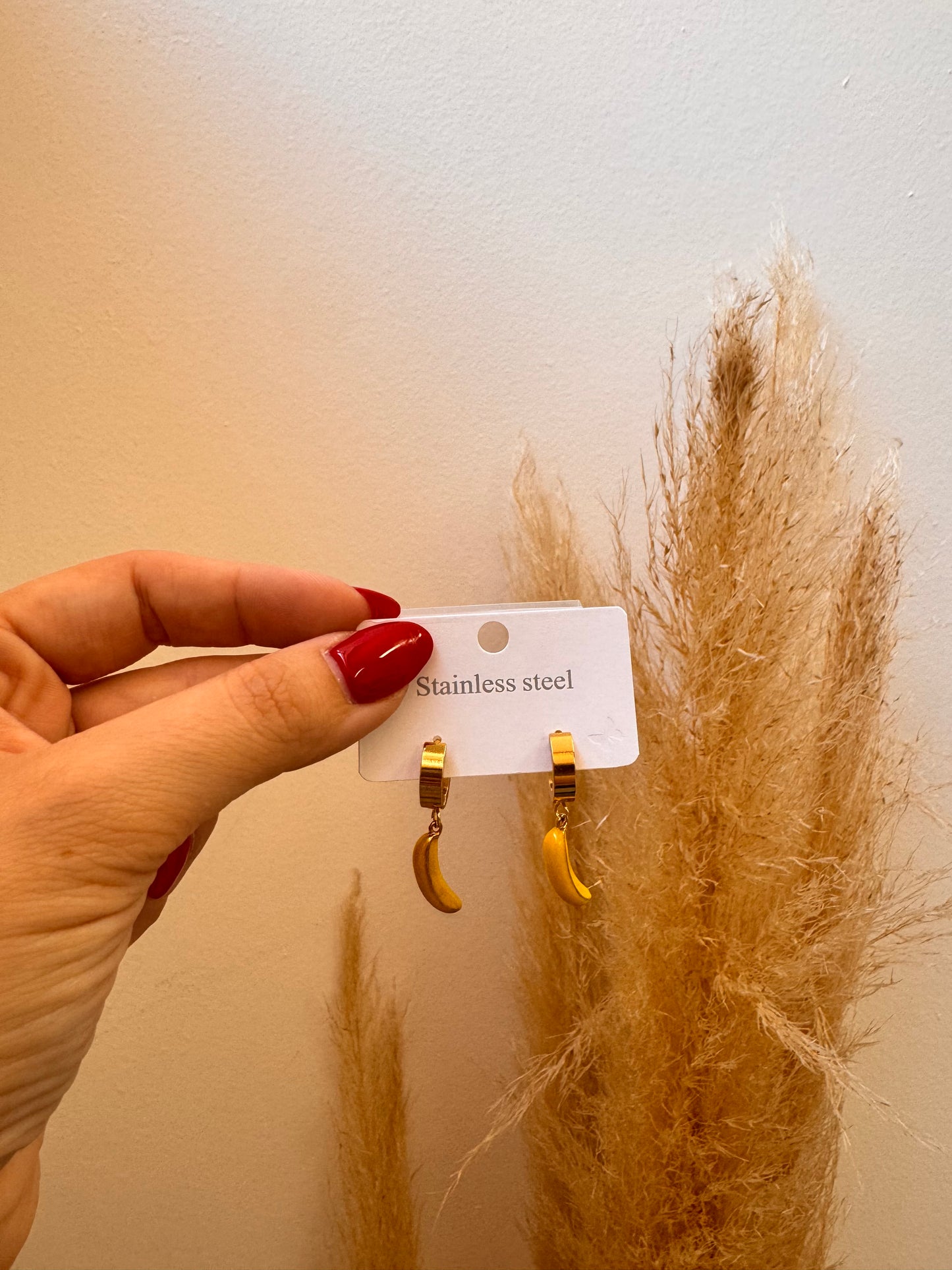 Banana Hoops Earrings
