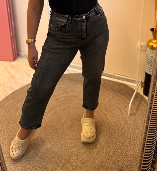 Katie Grey Mom Fit Jean