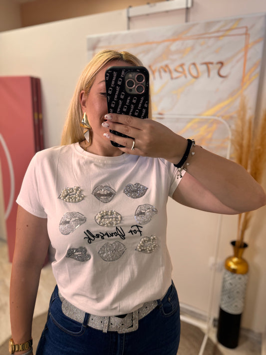 Kiss Strass T-shirt