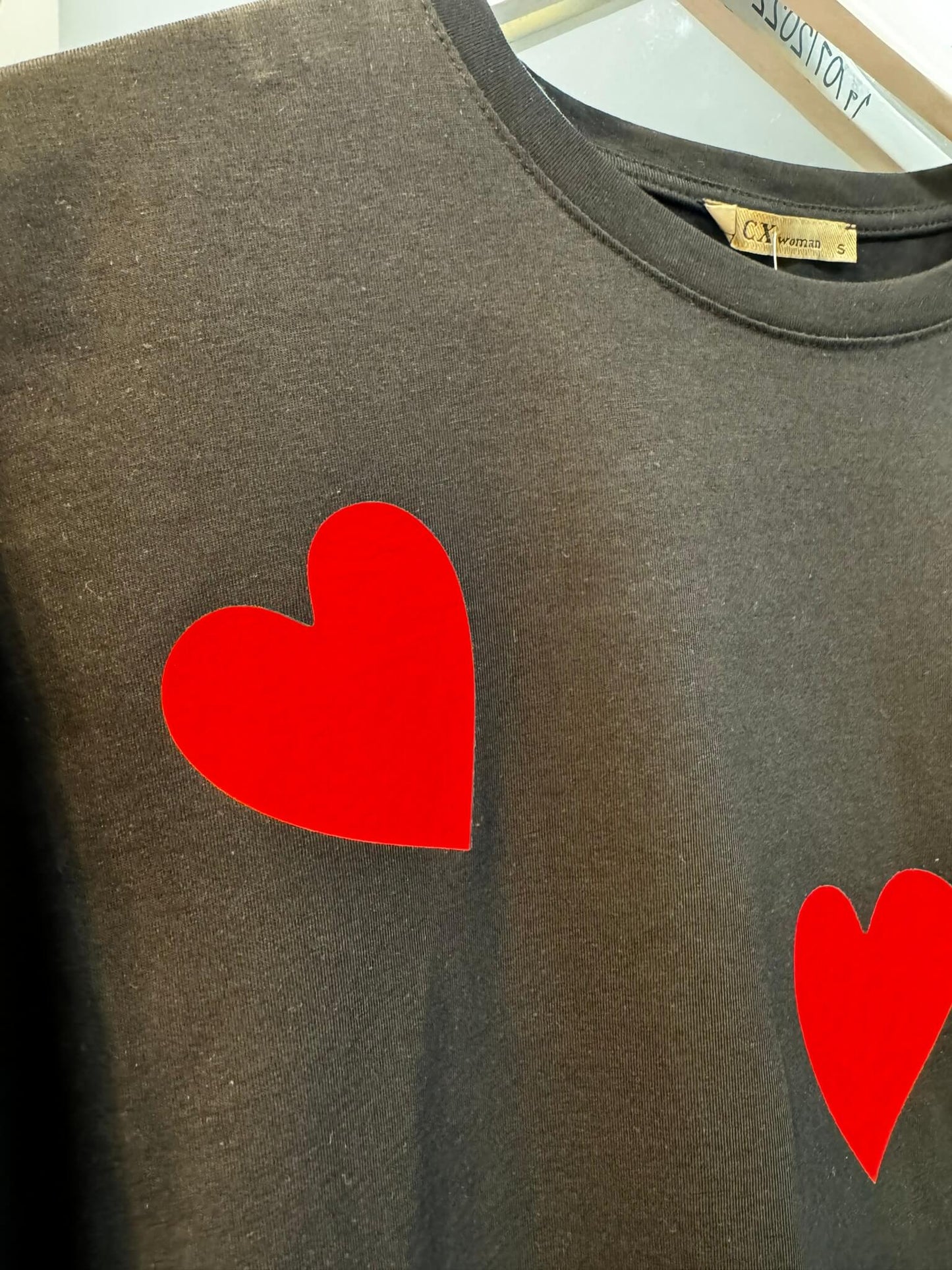 OVERSISED T-SHIRT HEARTS