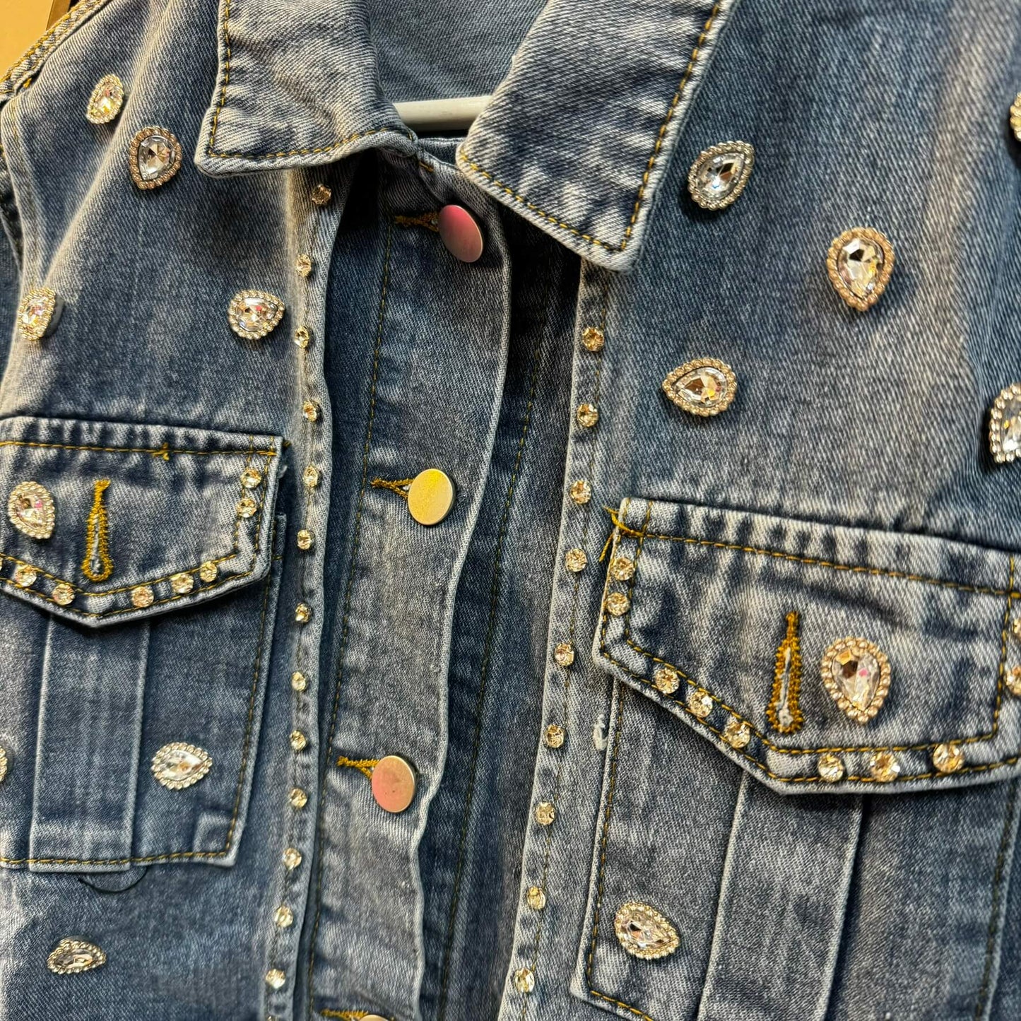 STRASS JEAN JACKET