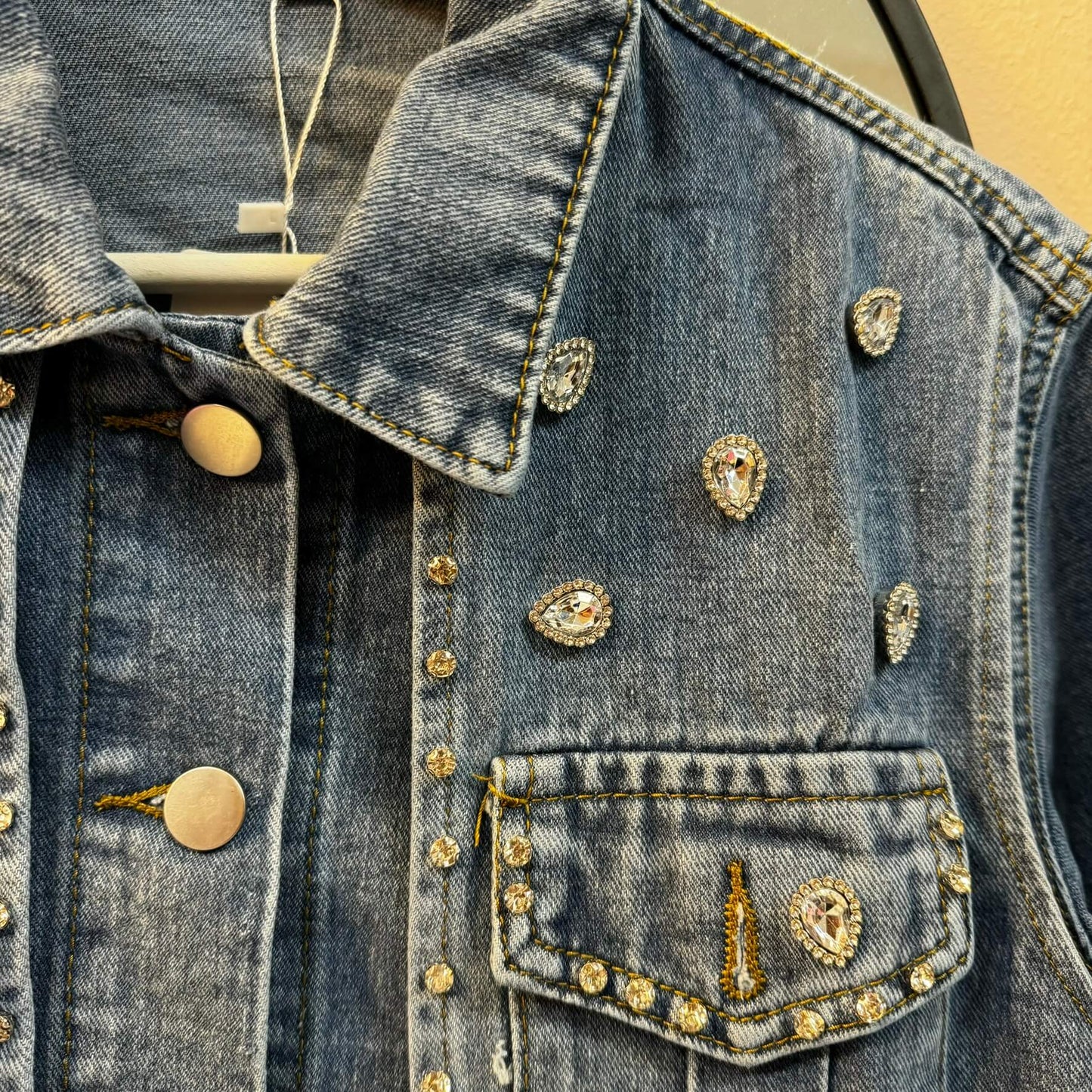 STRASS JEAN JACKET