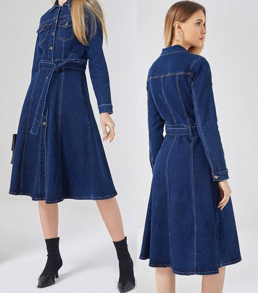 JEAN MIDI DRESS